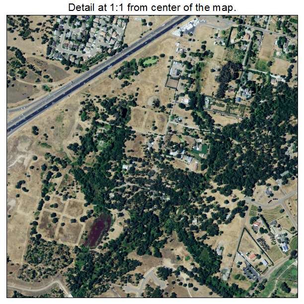 Loomis, California aerial imagery detail