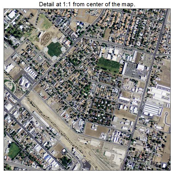 Los Banos, California aerial imagery detail
