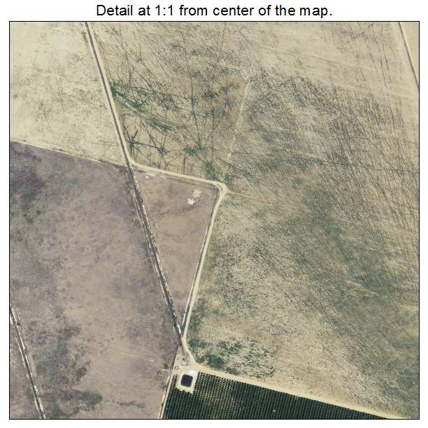 Lost Hills, California aerial imagery detail