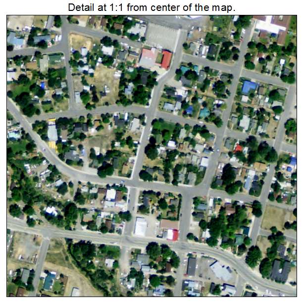 Loyalton, California aerial imagery detail