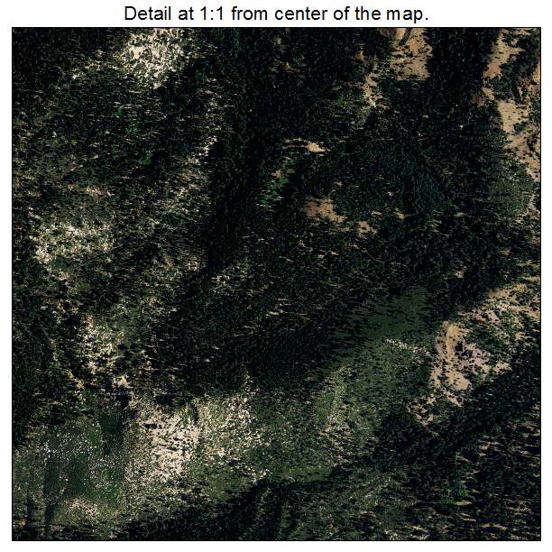 Markleeville, California aerial imagery detail