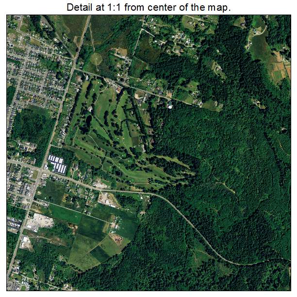 McKinleyville, California aerial imagery detail