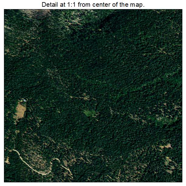 Meadow Valley, California aerial imagery detail