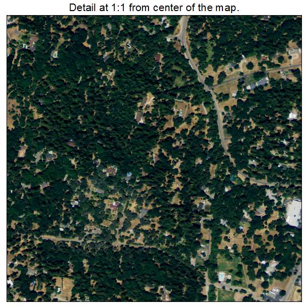 Meadow Vista, California aerial imagery detail