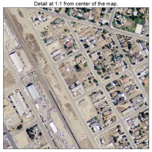 Mendota, California aerial imagery detail