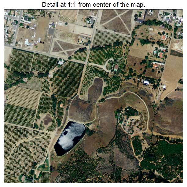 Mentone, California aerial imagery detail
