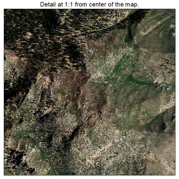 Mesa Vista, California aerial imagery detail
