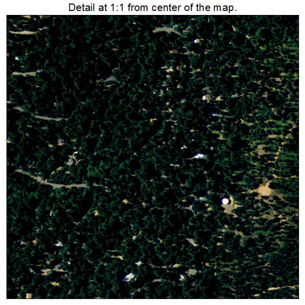 Mi Wuk Village, California aerial imagery detail