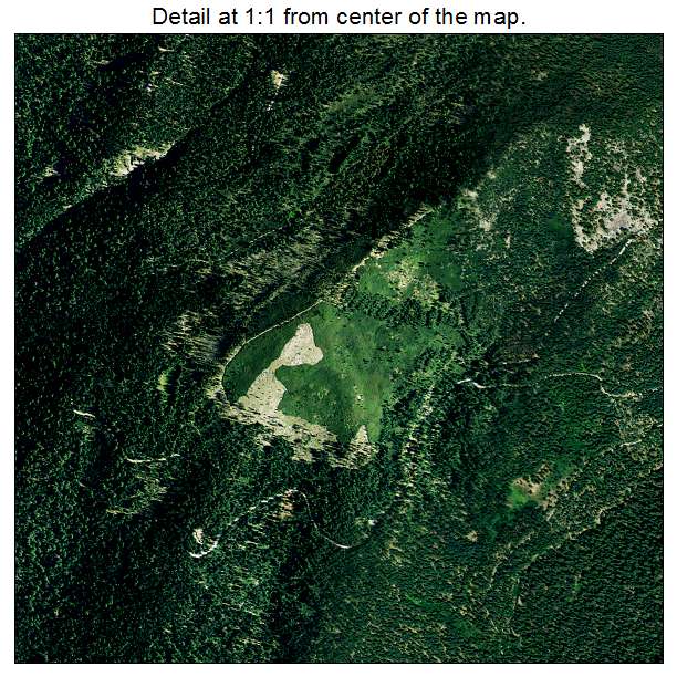 Mineral, California aerial imagery detail