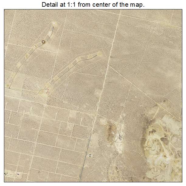 Mojave, California aerial imagery detail