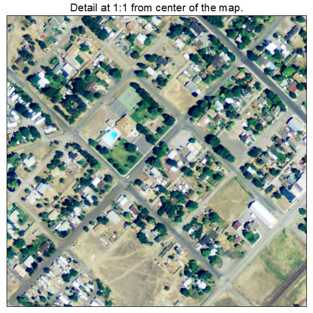 Montague, California aerial imagery detail