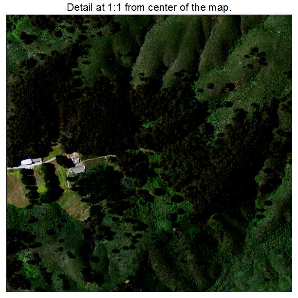 Montara, California aerial imagery detail