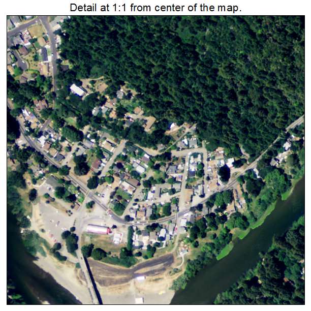 Monte Rio, California aerial imagery detail
