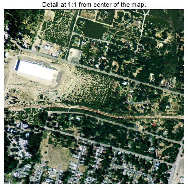 Mount Shasta, California aerial imagery detail