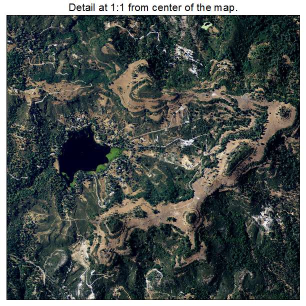 Mountain Ranch, California aerial imagery detail