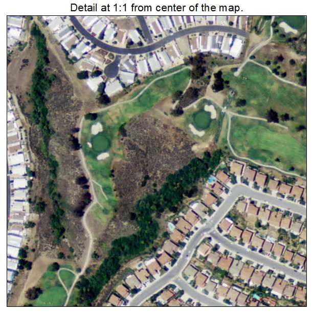 Murrieta Hot Springs, California aerial imagery detail