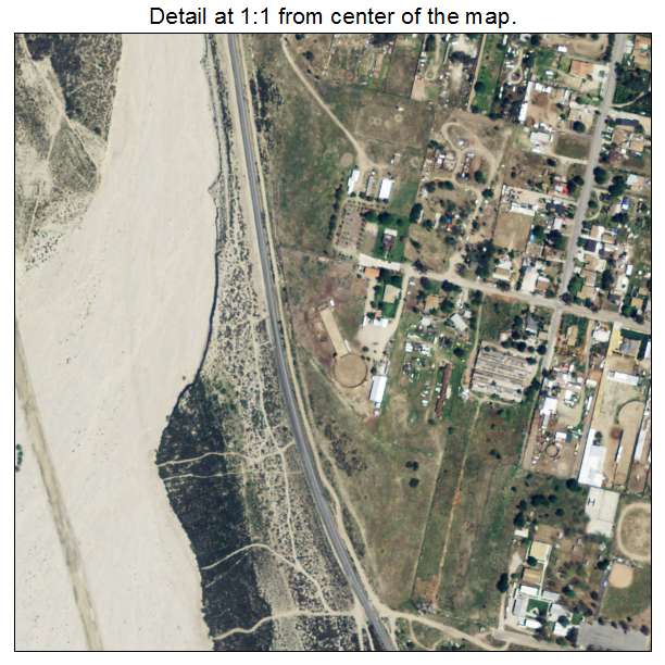 Muscoy, California aerial imagery detail