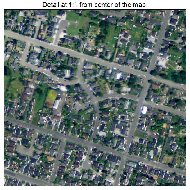 Myrtletown, California aerial imagery detail