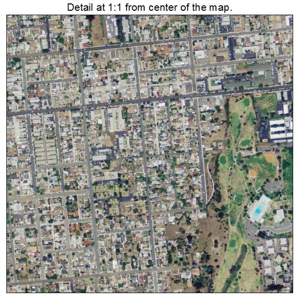 National City, California aerial imagery detail