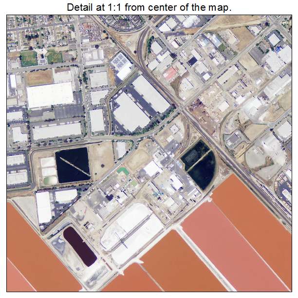Newark, California aerial imagery detail