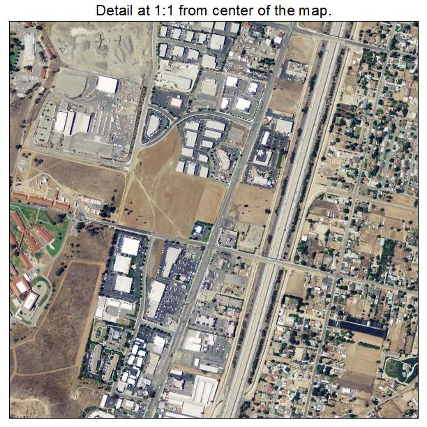 Norco, California aerial imagery detail