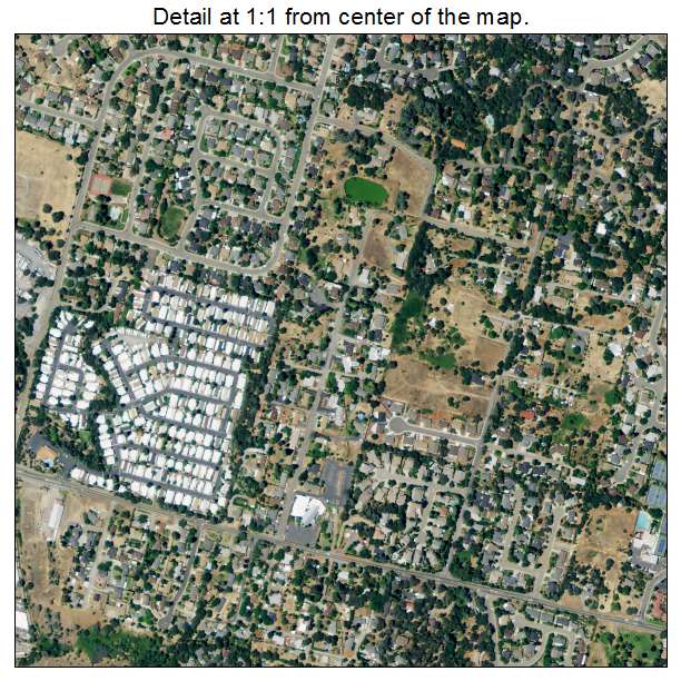 North Auburn, California aerial imagery detail