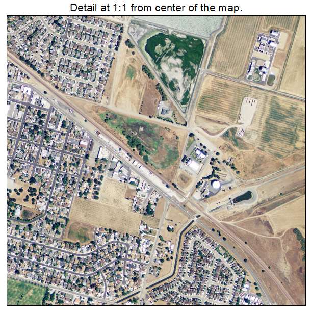 Oakley, California aerial imagery detail