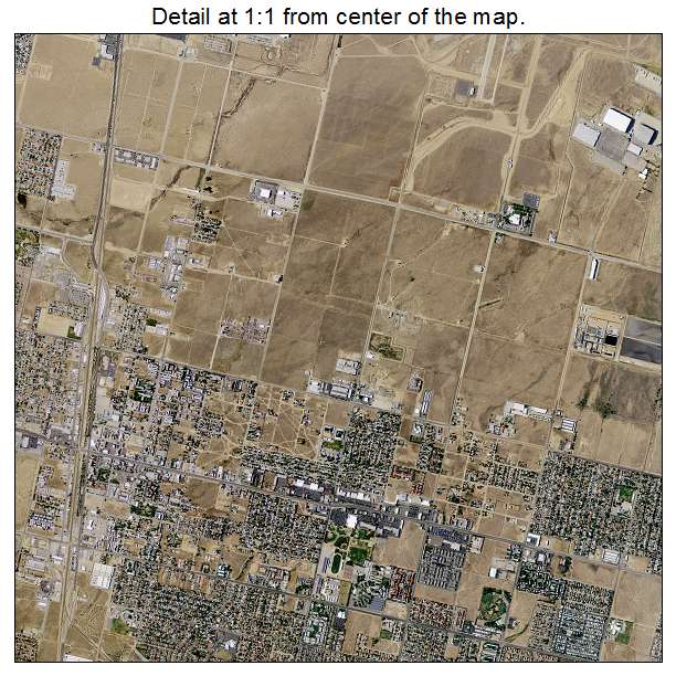 Palmdale, California aerial imagery detail