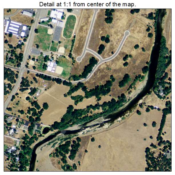 Palo Cedro, California aerial imagery detail