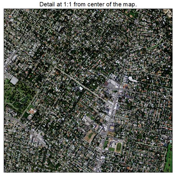 Pasadena, California aerial imagery detail