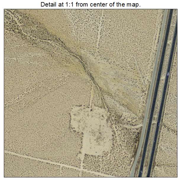 Pearsonville, California aerial imagery detail