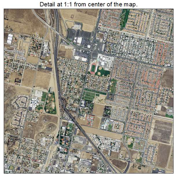 Perris, California aerial imagery detail