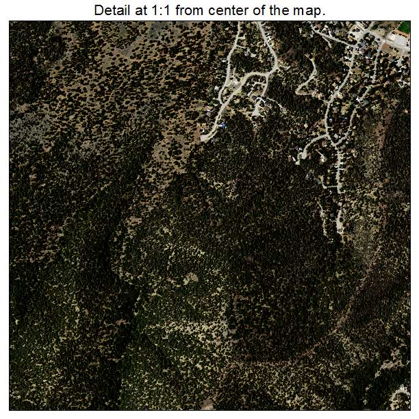 Pine Mountain Club, California aerial imagery detail