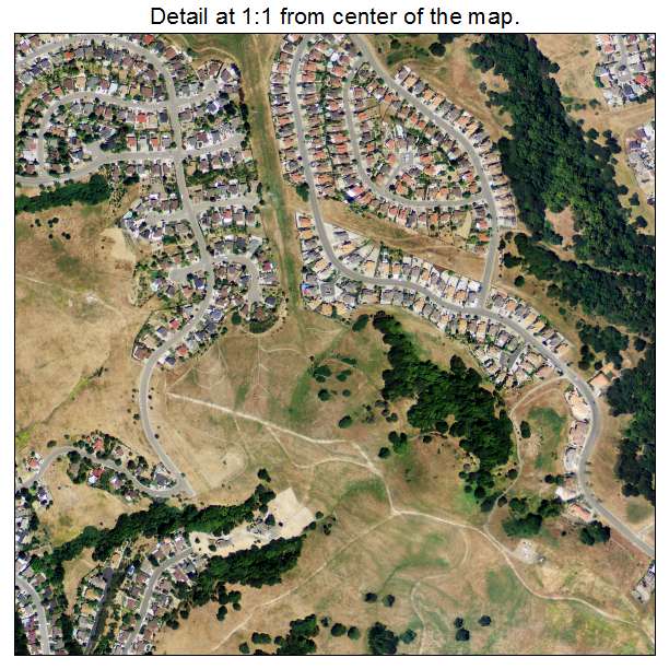 Pinole, California aerial imagery detail