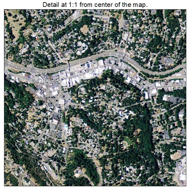 Placerville, California aerial imagery detail