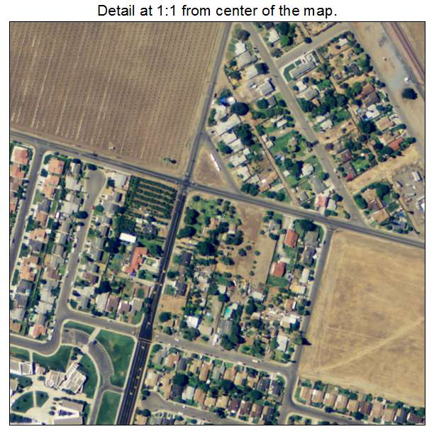 Planada, California aerial imagery detail