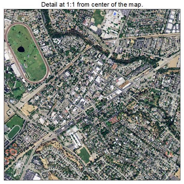 Pleasanton, California aerial imagery detail