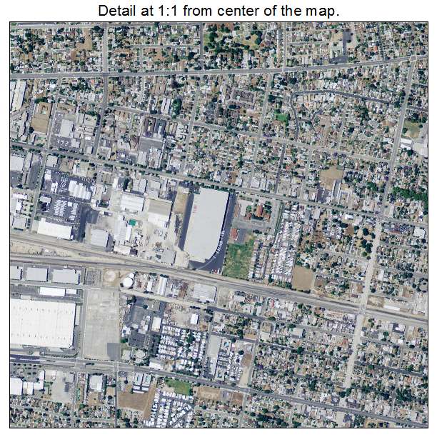 Pomona, California aerial imagery detail