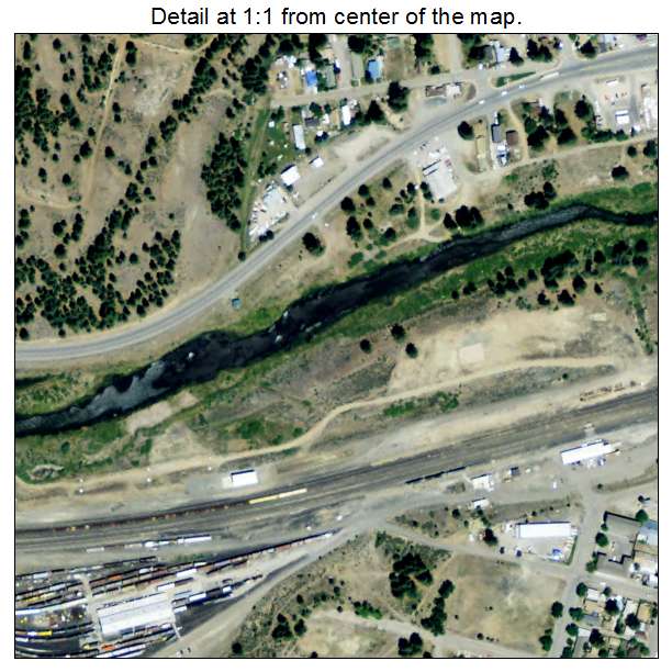 Aerial Photography Map of Portola, CA California