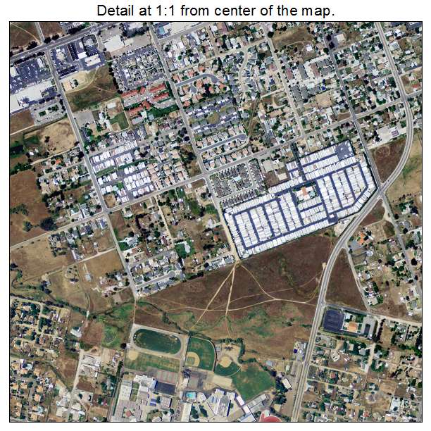 Ramona, California aerial imagery detail