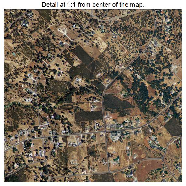 Rancho Calaveras, California aerial imagery detail