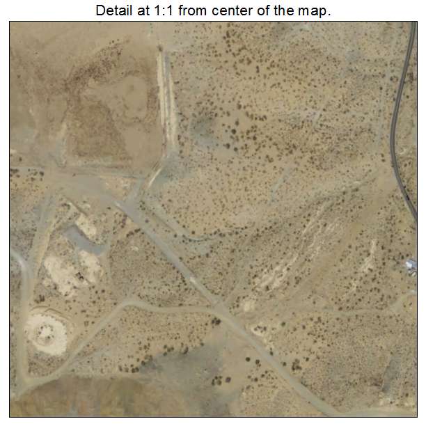 Randsburg, California aerial imagery detail