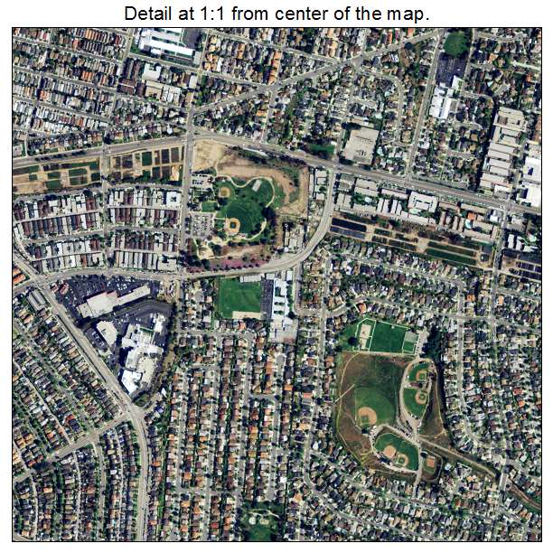 Redondo Beach, California aerial imagery detail