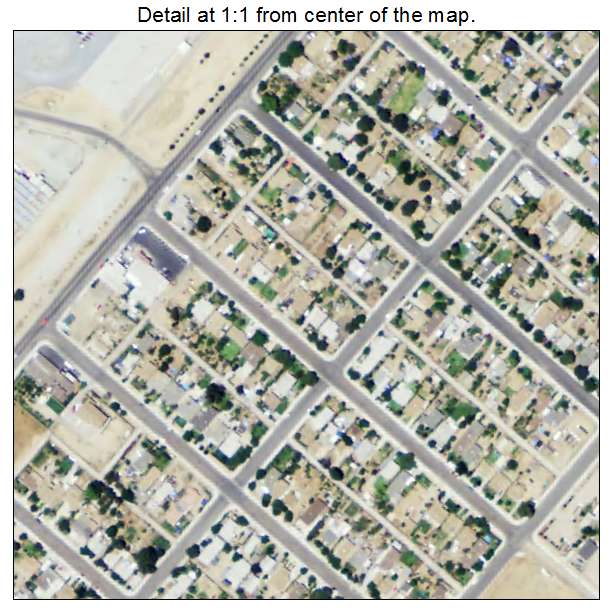 Richgrove, California aerial imagery detail
