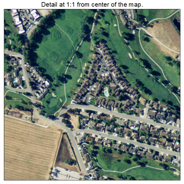 Ridgemark, California aerial imagery detail