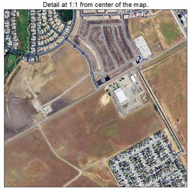 Rio Vista, California aerial imagery detail