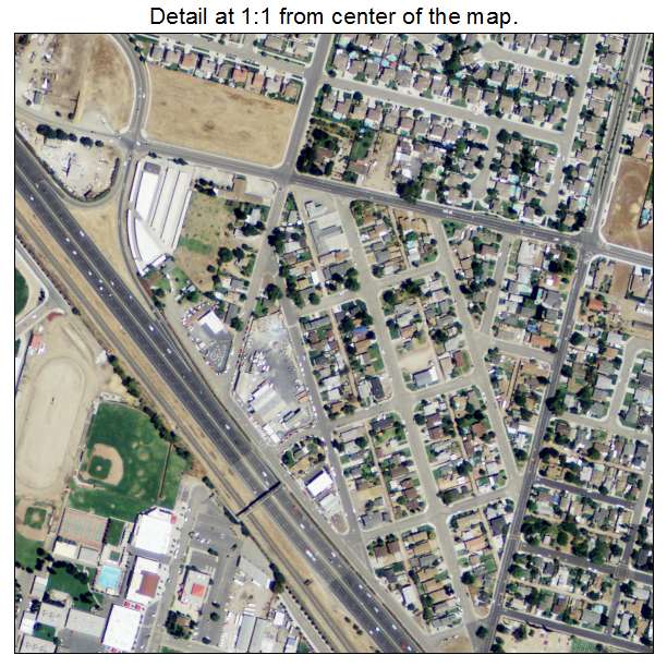 Ripon, California aerial imagery detail