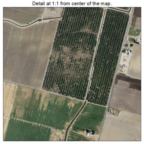 Riverdale, California aerial imagery detail