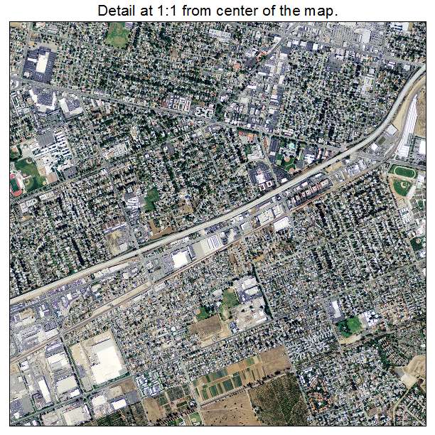 Riverside, California aerial imagery detail
