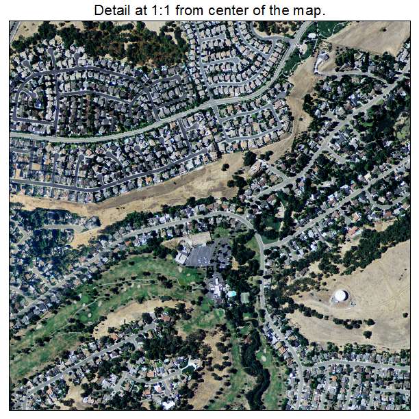 Rocklin, California aerial imagery detail
